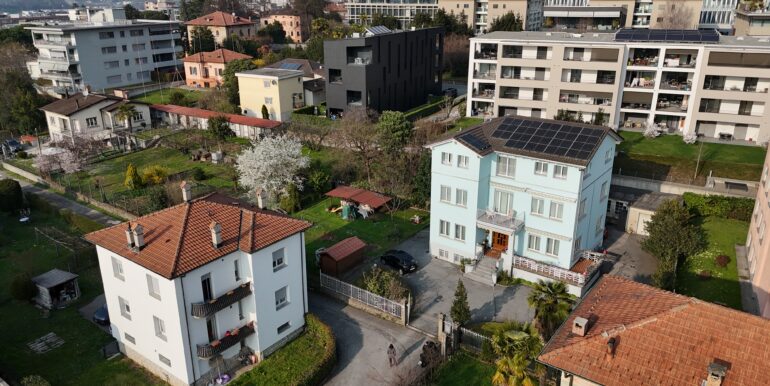 MENDRISIO CENTRO - VENDITA IN BLOCCO COMPENDIO IMMOBILIARE CON POTENZIALE EDIFICATORIO